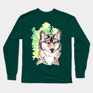 Mexican Gray Wolf Long Sleeve T-Shirt